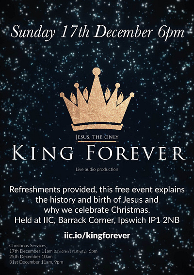 Christmas Poster - King Forever