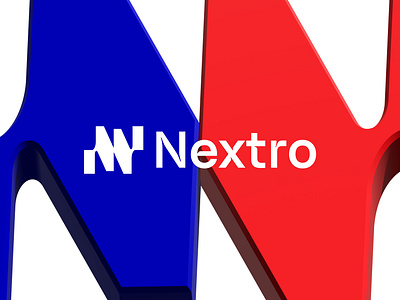 Nextro Logo Design app icon app icon design brand identity branding company logo creative logo d logo letter n logo logo design minimal logo modern letter n logo nextro logo design trendi logo