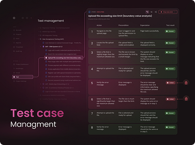 Software testing - App for Test case management bug reporting manual testing software bug software testing test case test execution test management app test plan testing ui