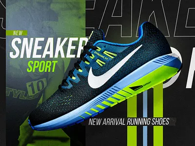 Advertising Banner Redesign advertising banner banner design design inspiration design remake graphic design redesign concept shoe banner shoe brand