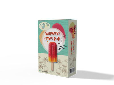 Sustainable Self Promotional Packaging Design - Popsicle Box graphic design illustration packaging design