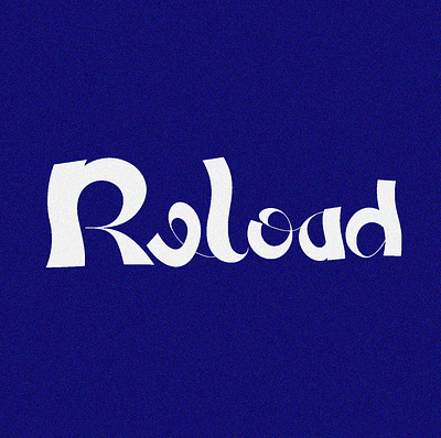 RELOAD TYPE FUTURE NOISE branding design future graphic design lettering logo morden reload type