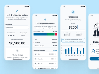 swiftbank: AI Digital Banking & Payment App - Budget Tracker UI ai banking app banking app banking assistant banking ui kit blue budget tracker app budget ui budgeting app clean dark blue digital banking app digital banking ui finance app finance ui kit minimal mobile banking app modern payment app payment ui soft
