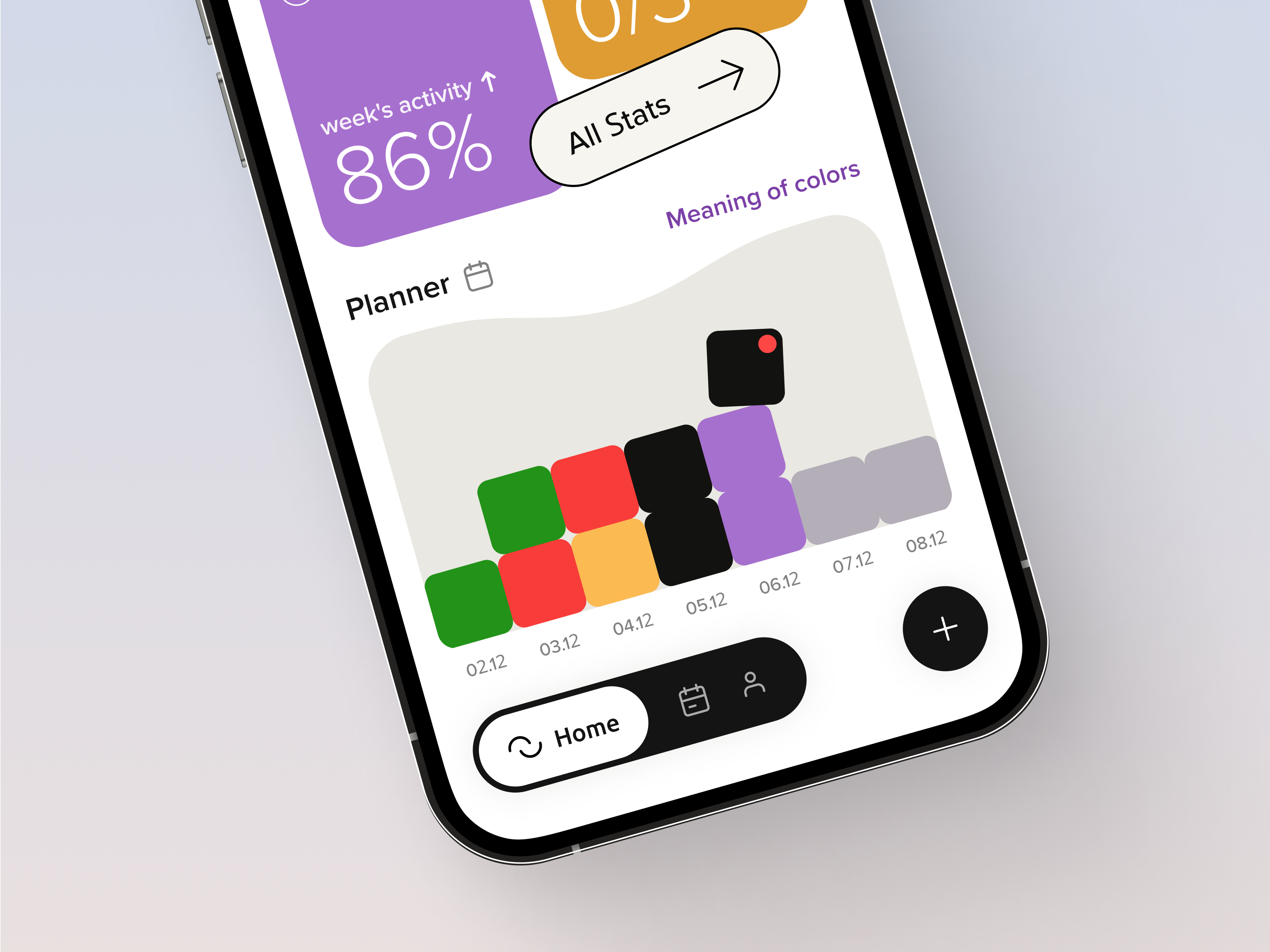 Personal Planner - Mobile App Concept app design agency app design studio daily activity daily planner digital planner expense tracker iphone life planner mobile organizer personal planner planner app schedule scheduling app task manager task planner time management app time manager to do app todo list