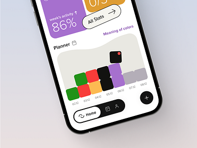 Personal Planner - Mobile App Concept app design agency app design studio daily activity daily planner digital planner expense tracker iphone life planner mobile organizer personal planner planner app schedule scheduling app task manager task planner time management app time manager to do app todo list