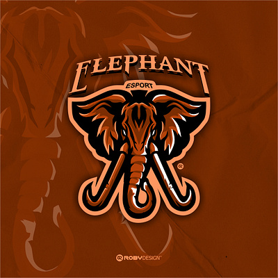 ELEPHANT-ESPORT branding graphic design logo