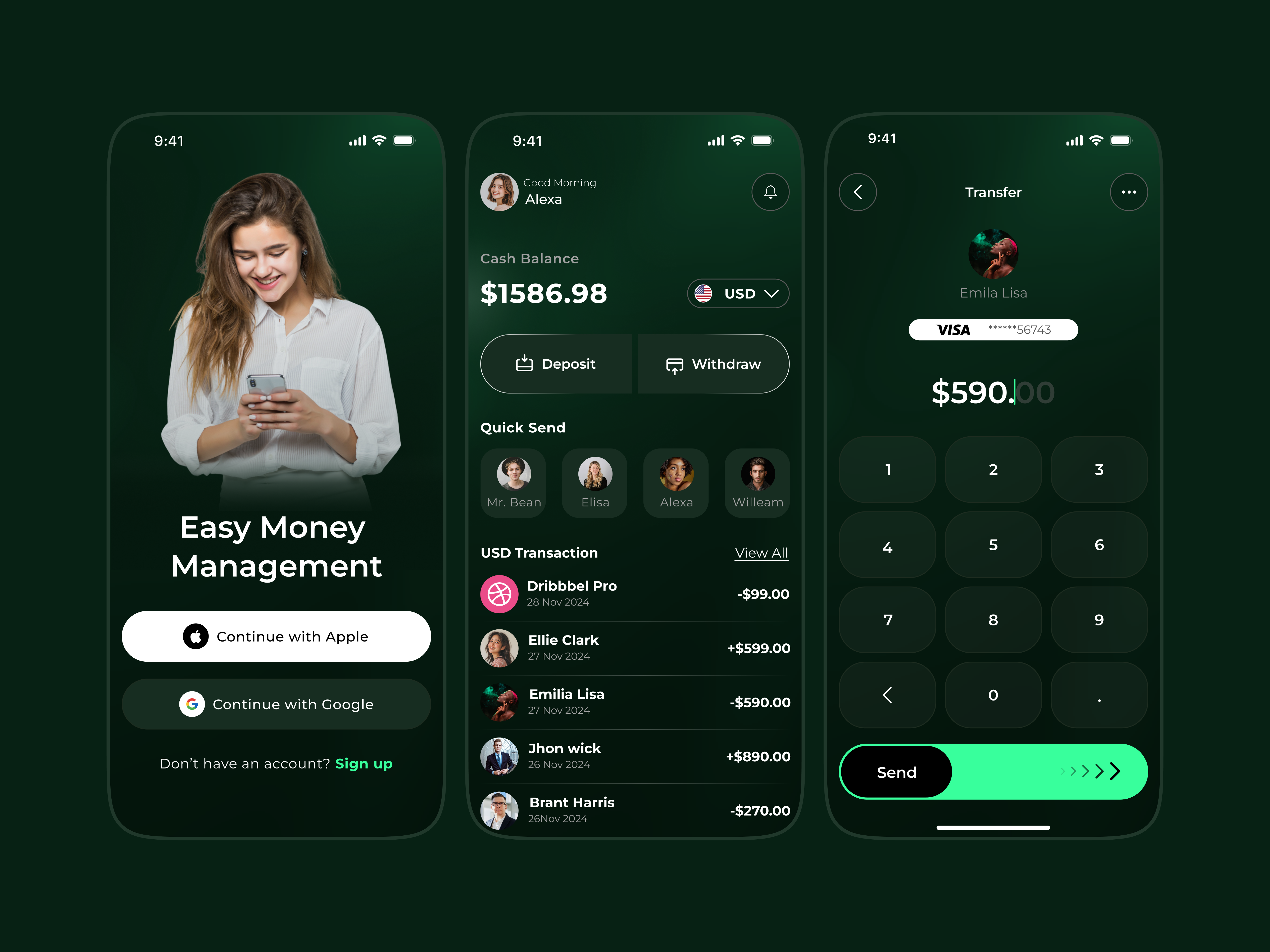 Example of Minimal Mobile App Design (20 Screen)