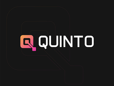 QUINTO | Tech Logo Design | Branding Design brand identity brand mark branding crypto logo cyber logo data logo designer logo logo design logo folio logo ideas logo inspiration logo maker logo style logos saas logo software logo tech brand tech identity design tech logo