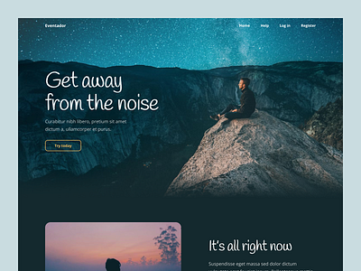 Landing page concept branding design graphic design modern ui ux webdesign