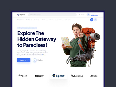 Travel Agency Website Design 3d adventure branding crusie design elementor elementor pro exploration explore graphic design graphics logo travel travel website ui uiux ux website design wix wix studio