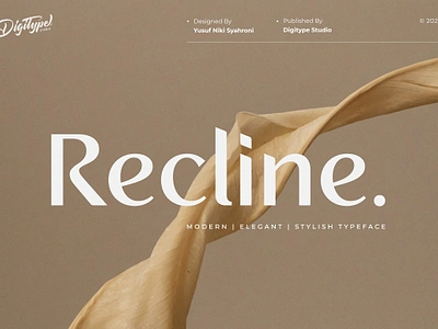 Recline Font brand branding chic font clean corporate design elegant family fonts fashion feminine font girly font italic font legible logo luxury magazine minimalist font recline font