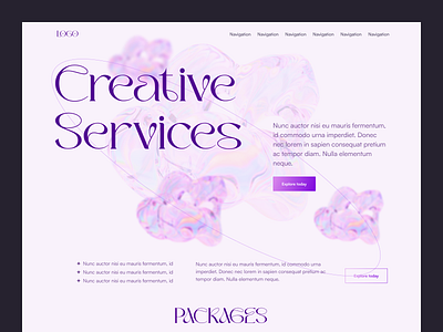 Landing page concept branding design graphic design modern ui ux webdesign