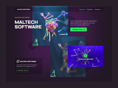 Landing page concept branding design graphic design modern ui ux webdesign