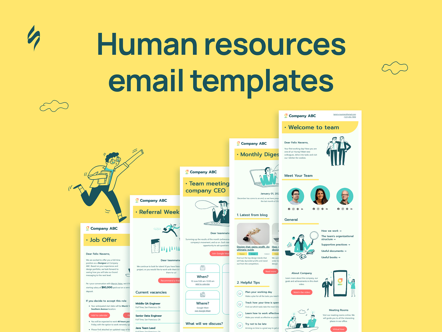 Human Resources Email Templates by Stripo Email on Dribbble