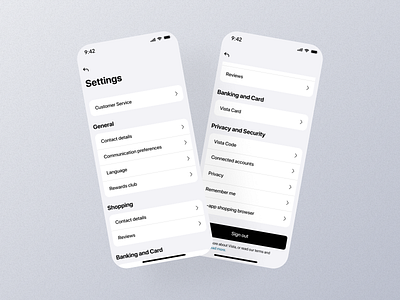 Setting Mobile App Ui app design mobile screen setting setting app setting dashboard setting design setting details setting experience setting interface setting mobile setting mobile ui setting option setting page setting screen setting ui setting view setting widget ui