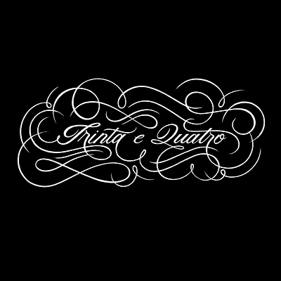 34 34 birthday calligraphy design flourish flourishes letras lettering letters procreate