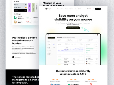 ClarityU - Finance Landing Page