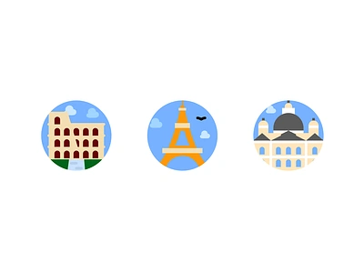 City icons coloured icons design flat icons icon design icon pack icon set iconography icons illustration tourism travel ui icons ui ux design