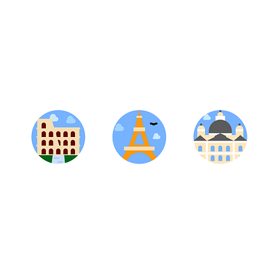 City icons coloured icons design flat icons icon design icon pack icon set iconography icons illustration tourism travel ui icons ui ux design