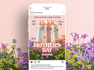 Mother's Day Post for Beverage Brand beverage cpg drink instagram mothers day social media