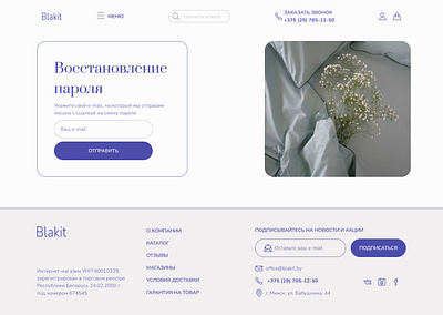 форма Восстановления пароля ui ux ux ui дизайн дизайн интернет магазин сайт форма форма сайта