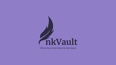 InkVault Logo Design – Secure Your Thoughts! brandidentity creative design inkvault logodesign note making ui design