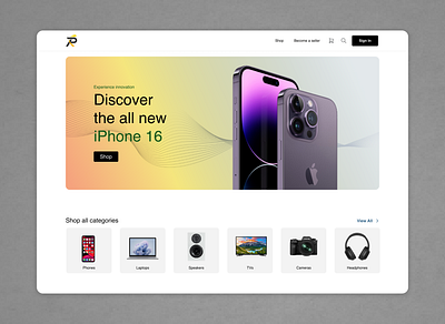 Rocket Gadget - landing page product design ui design ux design