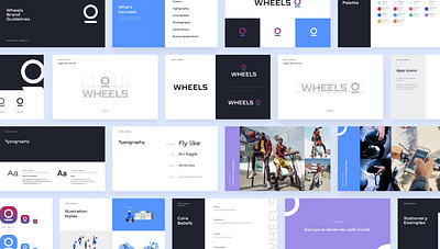 Wheels | Brand Development bike brand branding car design drive identity illustration logo map micromobility people scooter transportation typography ui web