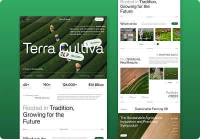 Tera Cultiva - Website Design - Creasions web design website development