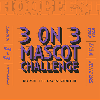 Spokane Hoopfest Social Identity Designs basketball branding design identity event design logo design sports