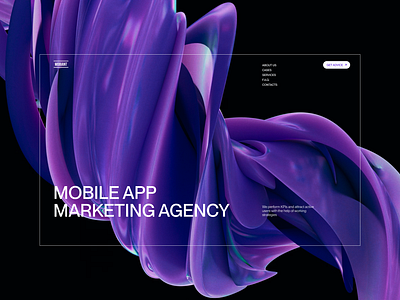 MOBIANT | MARKETING AGENCY WEBSITE agency landing landingpage marketing ui uiux ux web webdesign website