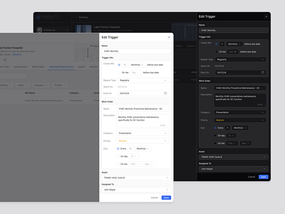 Drawers for editing table data drawer saas table ui design ux design