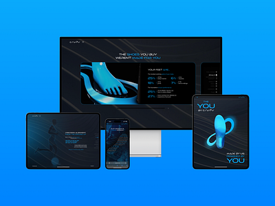 Groov - Website for Personalized Shoe insoles funnel design website design