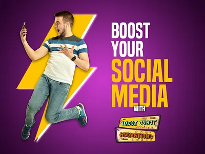 Boost Your Social Media Presence with Westcoast Animations! branding design logo marketing social media