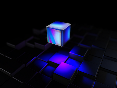 3D neon cube wallpaper 3d animation black branding concept concept art cube dark design graphic design illustration modeling neon rendering spline wallpaper