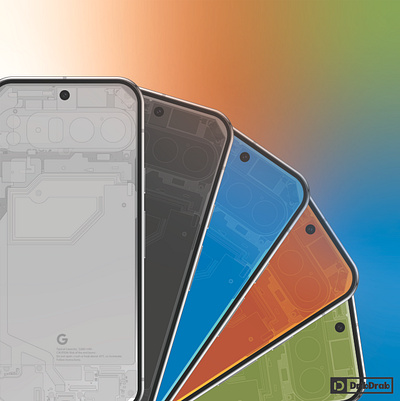 Pixel 9 Series Teardown Wallpapers adobe illustrator blue design dribdrab free google pixel green grey minimal orange pixel 9 pixel 9 pro pixel 9 pro xl schematic teardown vector wallpaper wallpapers white xray