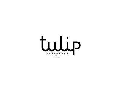 Tulip Logo branding clean design graphic design ident identity logo logo design logo type minimal real estate residence tulip typeface visual identity