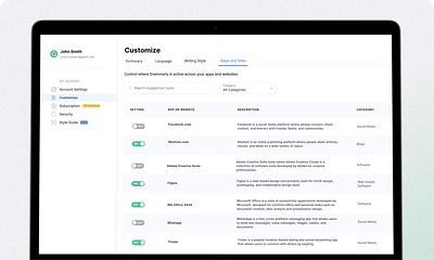 💎 Custom Grammarly app design product design product designer ui uxdesign