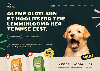 PetCity® │Logo & Website Design (Concept) app branding design graphic design illustration logo ui ux vector