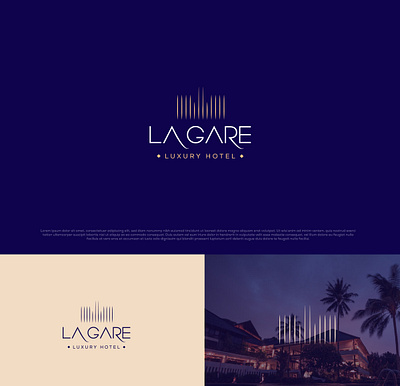 Luxury hotel logo app branding design elegant logo graphic design icon illustration logo logofolio luxury logo minimal logo railwaylogo simple logo ui ux vector