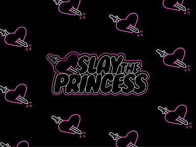 Slay the Princess Logo branding graphic design indie games logo