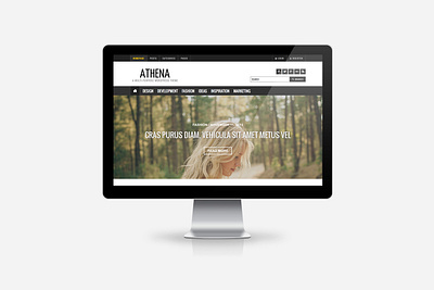 Athena - WordPress Multi Purpose Theme blog branding theme ui wordpress