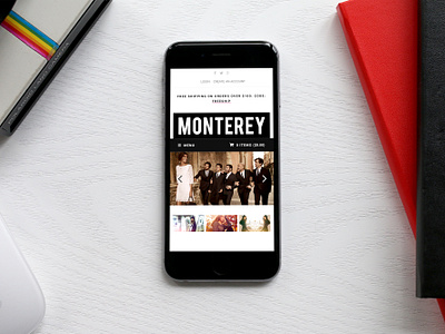 Monterey - Premium Shopify Theme branding ecommerce shopify shopping template theme ui