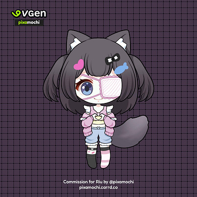 Cute Chibi Commission digital artist