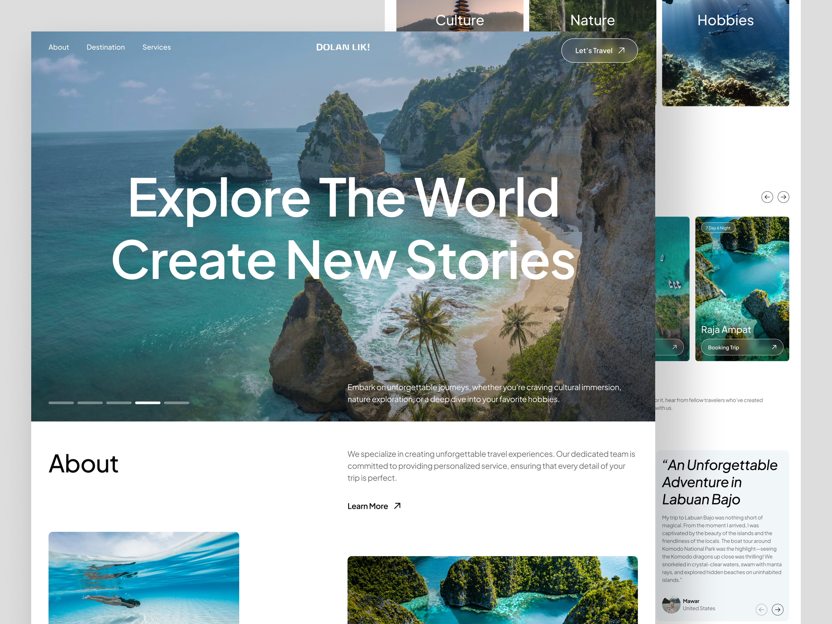 Example of Custom Website Design (Up To 6 Pages)