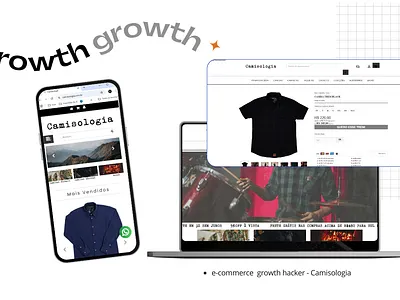 Work in Growth hacker - Camisologia - BH branding design graphic design illustration kinhork typography ui ux vector