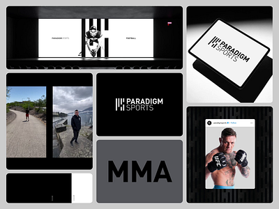 ParadigmSports - Rebranding animation branding graphic design logo motion graphics presentation ui