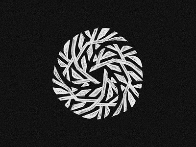 Trinity and Form ✦ Logo Concept 12 3 christian ecologic floral form holy illustration leaf leaves logo logodesign logotype nature organic shape spirit three trinity vortex wind