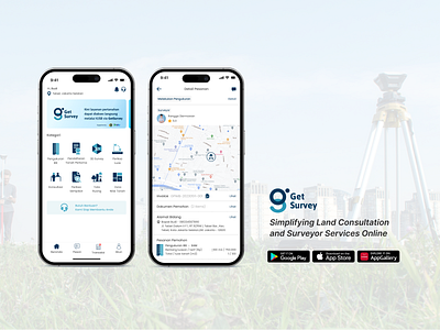 GetSurvey Apps application design gis surveyor uiux