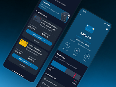 swiftbank: AI Digital Banking & Payment App - Credit Loan BNPL ai banking app banking app banking assistant banking ui kit blue bnpl app clean credit app dark blue dark mode digital banking app finance app finance ui kit loan app minimal modern pay later app payment app payment ui soft